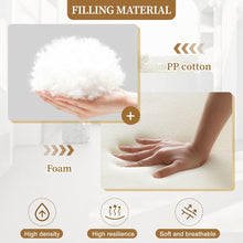 Load image into Gallery viewer, Salon de Jardin,Salon de Jardin 4 Personnes,avec canapé,Table Basse et Coussins,Housse en Tissu déhoussable et Lavable,Noir (Coussins d'assise Inclus)