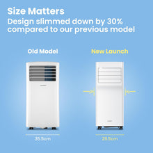 Load image into Gallery viewer, COMFEE' Climatiseur Mobile 9000 BTU/h 2,6kW, Contrôle APP, 3 Modes, 3 Vitesses de ventilation, Dimensions compactes, Pour pièces de 33㎡, Breezy Cool 2.6, Fonctionne avec Alexa