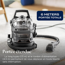 Load image into Gallery viewer, BISSELL SpotClean HydroSteam, Shampouineuse Canapé, Moteur Puissant de 1000W, Nettoyeur Vapeur avec Technologie HydroSteam, Nettoyeur pour Tapis, Moquettes, Meubles, Tissus, Voiture &amp; Plus, 3689N
