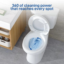 Load image into Gallery viewer, Two - Piece Elongated 1.28 GPF Siphonic Flush Toilet with Soft Close Seat, Universal Height ADA Cotton White (Toilet Seat Included)