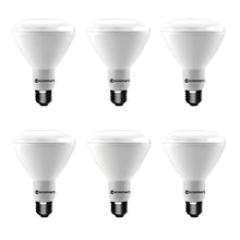 Load image into Gallery viewer, Ecosmart 65W Equivalent Daylight BR30 Dimmable LED Light Bulb (6-pack)