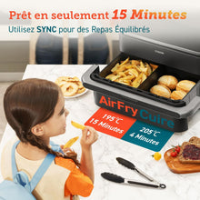 Load image into Gallery viewer, COSORI Air Fryer 10L Twinfry,Dual Zone Avec Sparateur Amovible,Capacit Flexible de 10L,Friteuse sans Huile 6-en-1,35鈩240鈩66% d'nergie en Moins,Livre de Recettes et Application
