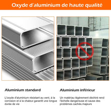 Load image into Gallery viewer, Échelle Polyvalente 5 en 1 avec 2 Montants 4 Plis 15 Echelons Pliable et Multifonction Capacité 150kg en Aluminium -