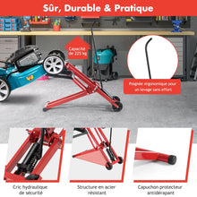 Load image into Gallery viewer, Cric de Levage pour Tondeuse  Gazon pour Tracteurs et Tondeuses  Gazon Autoportes  Rayon de Braquage Nul Capacit de 227 Kg -