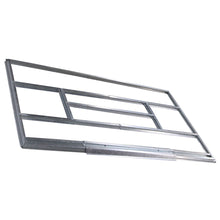 Load image into Gallery viewer, Abri de Jardin en Tôle Galvanisée Cabane de Rangement à Outils Porte Double 2 Aérations,277x191x192cm,Gris et Blanc -