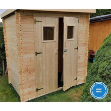Load image into Gallery viewer, Abri de jardin en bois L204 x l142 x H200 cm / 2,22 m -